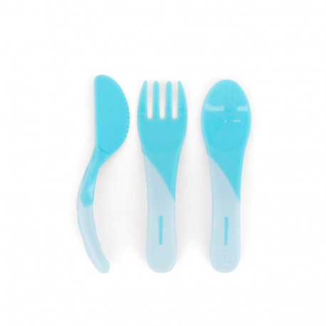 Twistshake Learn Cutlery 6+m Pastel Blue 78200