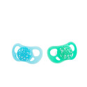 Twistshake 2x Pacifier 6+m Pastel Blue Green 78288