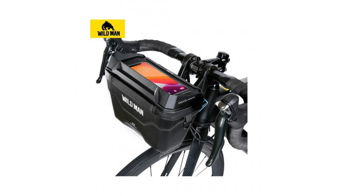 WILDMAN WILDMAN traveling bag for bike handlebars with zipper XT8 3L black