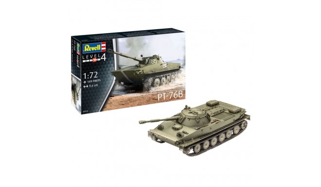 Model plastikust PT-76B