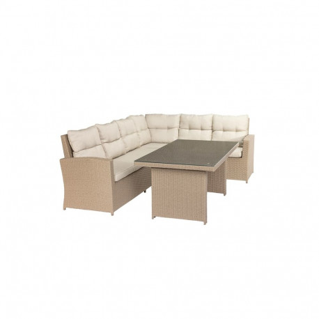 OUTD FURN SET PALOMA CORNER 6 SEAT TABLE
