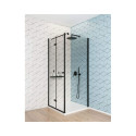 KERRIA PLUS SHOWER WALL. WHT/TRAN NERO90