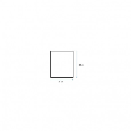 lihtne B-EDGE riputatav peegel 60x45cm