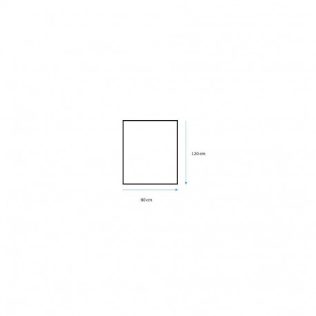 lihtne C-servaga riputatav peegel 120x60cm