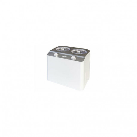 Unold Doppio Compressor ice cream maker 2.4 L 250 W Satin steel, White