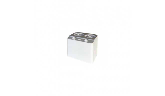 Unold Doppio Compressor ice cream maker 2.4 L 250 W Satin steel, White
