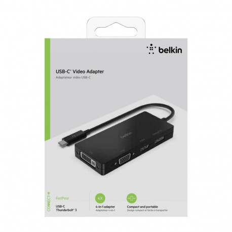 Belkin USB-C–HDMI / VGA / DisplayPort-adapter AVC003btBK
