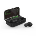WoW F9 Spordi ja meelelahutuse Super-Fit TWS Bluetooth 5.1 Stereo Kõrvaklapid HD-mikrofoniga. USB Po