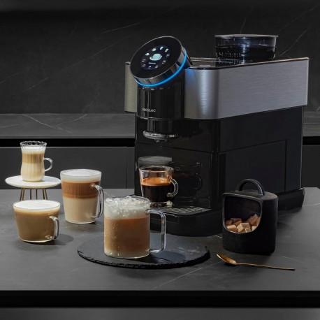 Cecotec Coffee Maker | Cremmaet Spin | Pump pressure 19 bar | Built-in milk frother | Super-automati