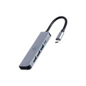 Gembird 5in1 USB-C station/replicator (A-CM-COMBO5-03)