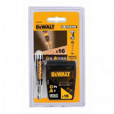 DEWALT BIT SET 16 pcs. TORSION
