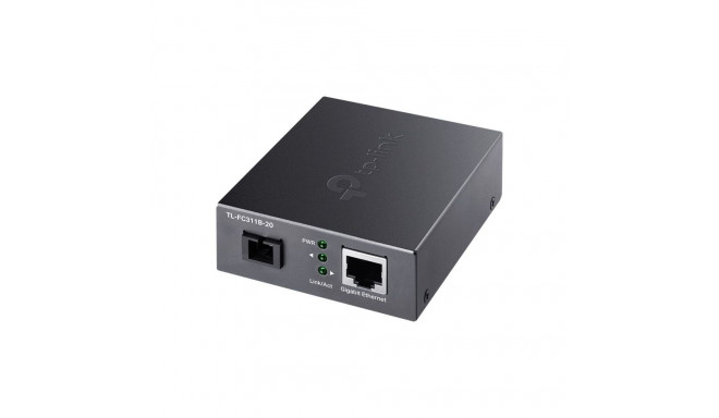 TP-LINK gigabit üherežiimiline WDM meediakonverter TL-FC311B-20 gigabitine SC fiiberport 10/100/1000