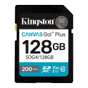 KINGSTON 128GB SDXC Canvas Go Plus Gen4 200MB/s C10 UHS-I U3 V30