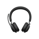 JABRA Evolve2 65 MS Stereo Headset on-ear Bluetooth wireless USB-C noise isolating black with chargi