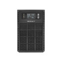 Qoltec 52282 katkematu toiteallikas UPS | 3kVA | 3000W | võimsustegur 1.0 | LCD | EPO | USB | on-lin