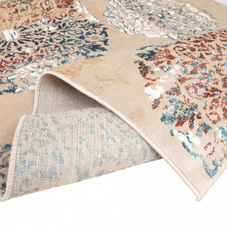 Carpet ZOE-4, 133x190cm, golden/beige