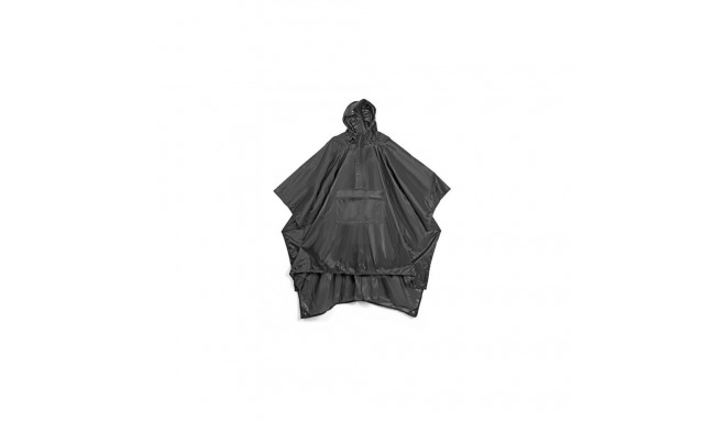 Lifeventure Poncho, Black, waterproof rain poncho, travel gear