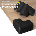 SIPO set of soft corner protection edge and corner guards 4 pcs black SBS-T11-F2E