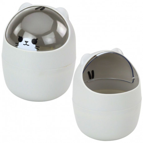Mini prügikast Karu kirjutuslauale 1L 16cm, grafiithall