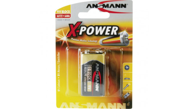 Ansmann E-Block 6F22  " X-POWER "