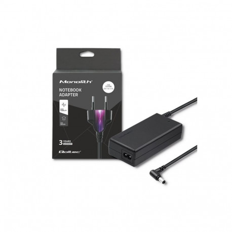 Laptop Power Adapter - Qoltec 50090 90W Toshiba Compatible Black