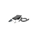 External Hard Drive Enclosure - Natec Genesis 2.5", Black