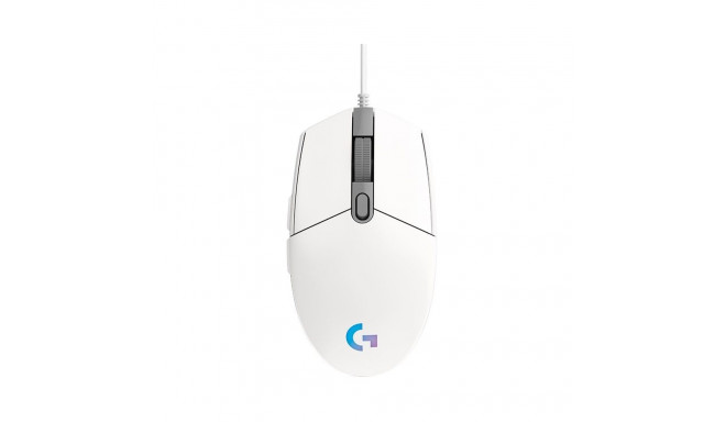 LOGITECH G102 LIGHTSYNC GAMING MOUSE WHT