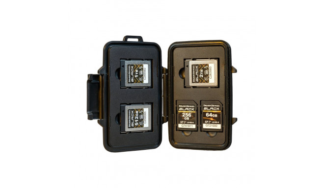Delkin Weather Resistant Case for CFexpress Type B (Tote for 3xCFexpress Type B/2xSD & 2xmicroSD)