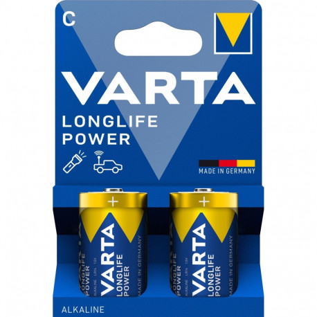 1x2 Varta Longlife Power Baby C LR 14 patarei