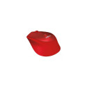Logitech M330 Silent Plus mouse, red