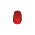 Logitech M330 Silent Plus hiir punane