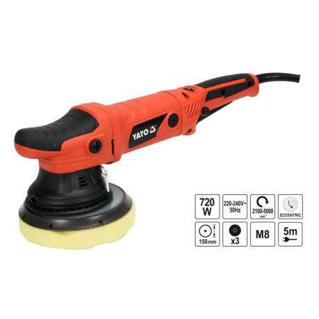 YT. POLISHER 720W 150mm ECCENTRIC