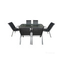 OUTD FURNIT SET 6 tooli 1 laud must HC-891
