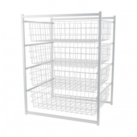 DRAWER BLOCK 70X45X55CM 4-LAYER