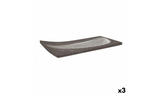 Suupistete alus Krakatoa Ristkülikukujuline 24 x 12 x 1 cm (3 Ühikut)