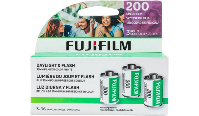 Fujicolor film C200/36x3