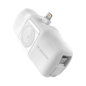 Wozinsky WF16-YLS 5000mAh 15W Lightning Mini Power Bank with Built-in USB-C Cable and Apple Watch Ch