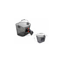 Author AO-QRB Handlebar basket with bracket, Black