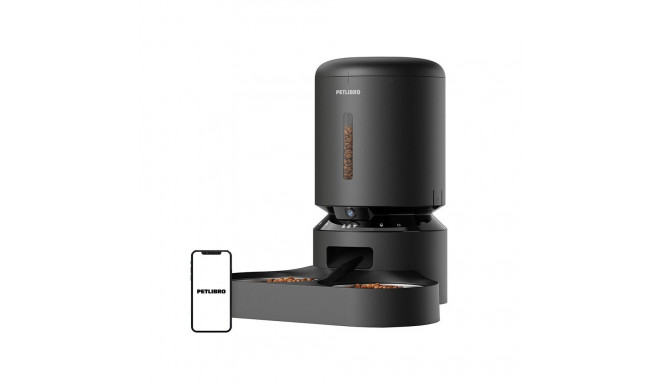 Petlibro Granary camera food dispenser with double bowl, 5L (black)