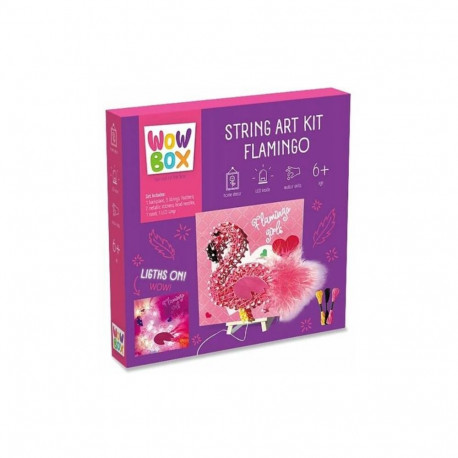 Zestaw kreatywny wow box string art flaming