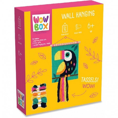 Zestaw kreatywny wow box makrama tukan