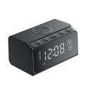 Wireless Charger - Havit W3041 6-in-1 with Alarm Clock, Thermometer, LED Display, 15W, USB Ports, AB