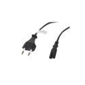 Power Cord - Lanberg C7 Coupler Cee7/16 1.8m Black