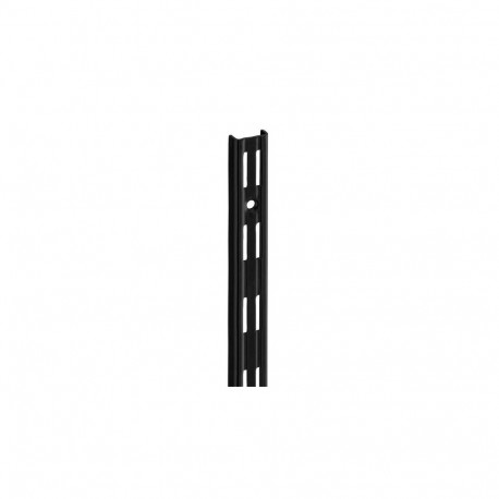 WALL UPRIGHT. DOUBLE SLOT 1495 MM BLACK