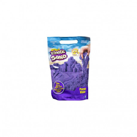 Kinetic Sand , 2lbs Purple Play Sand, Moldable Sensory Toys for Kids, Resealable Bag (Packaging May 