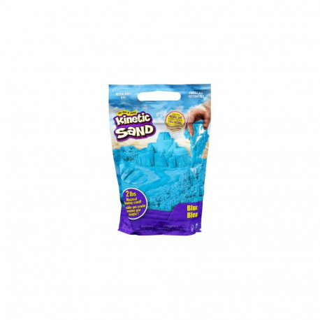 Kinetic Sand , 2lbs Blue Play Sand, Moldable Sensory Toys for Kids, Resealable Bag (Packaging May Va