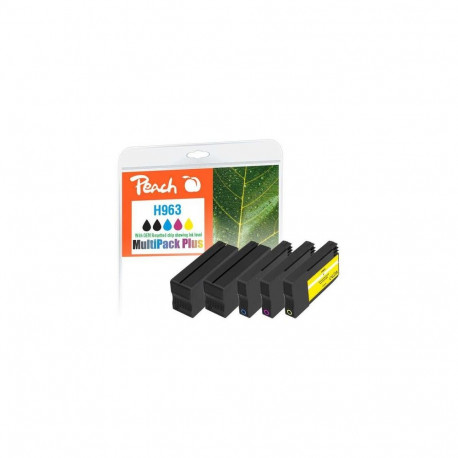 Peach 6ZC70AE ink cartridge 5 pc(s) Compatible Black, Cyan, Magenta, Yellow