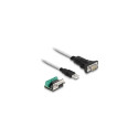 DeLOCK Adapter USB 2.0 Type-A to 1 x Serial RS-422/485 male with 6 pin terminal block 5 V 1.8 m