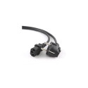 Gembird PC-186-VDE-10M power cable Black CEE7/4 C14 coupler