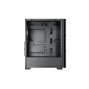 PC case AS-02B-TG-OP Midi Tower black